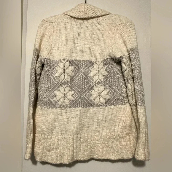 Loft cream cardigan size M petite - Picture 4 of 4